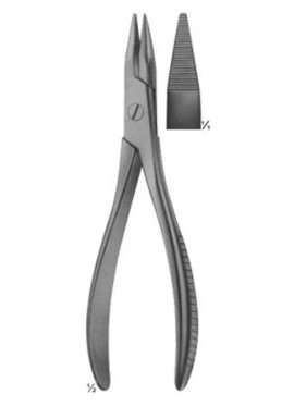 Wire Holding forceps, Wire Tightening Pliers, Flat