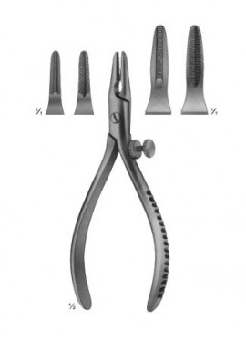 Wire Holding forceps, Flat-nosed Pliers,