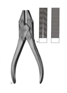 Wire Holding forceps, Flat-nosed Pliers,