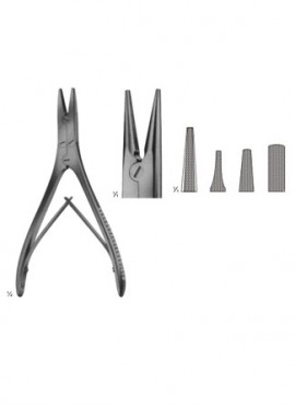 Wire Holding forceps, Flat-nosed Pliers,