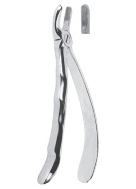 Extracting  Forceps With Anatomically Shapad Handl