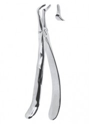 Extracting  Forceps With Anatomically Shapad Handl