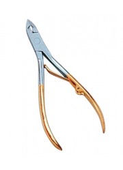 Cuticle Nipper, Half Gold