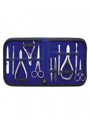 Manicure Set Leather Case