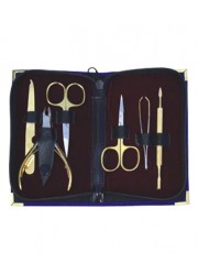 Manicure Set Leather Case