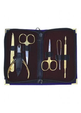 Manicure Set Leather Case