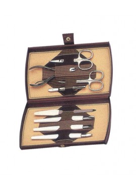 Manicure Set Leather Case