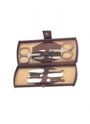 Manicure Set Leather Case