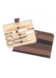 Manicure Set Leather Case