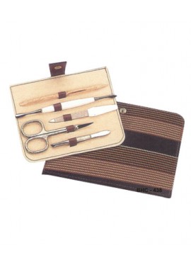 Manicure Set Leather Case