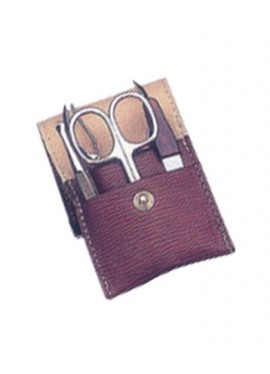 Manicure Set Leather Case