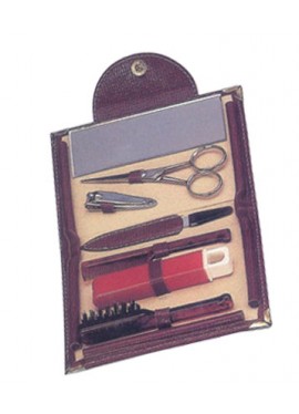 Manicure Set Leather Case